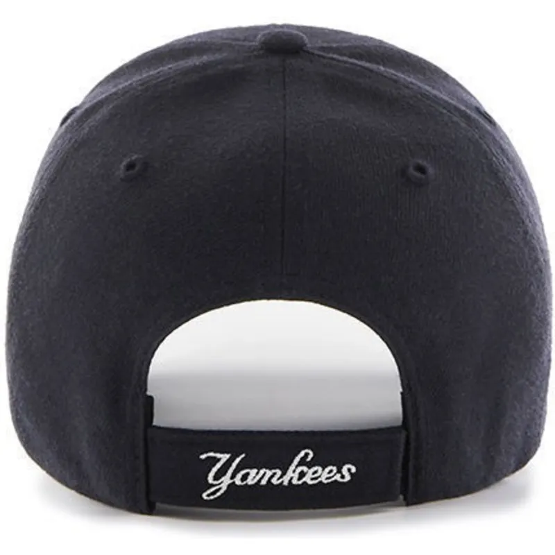 kepure-islenkta-tamsiai-melyna-reguliuojama-juostele-vaikams-new-york-yankees-mlb-47-brand