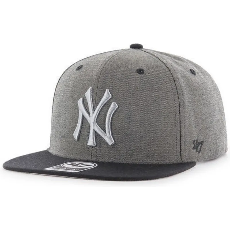 kepure-plokscia-pilka-snapback-jaspeado-new-york-yankees-mlb-47-brand