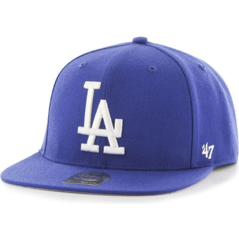 kepure-plokscia-melyna-snapback-los-angeles-dodgers-mlb-47-brand