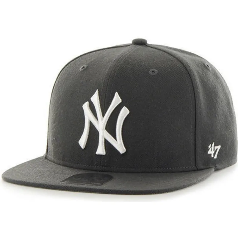 cap-plokscia-black-snapback-new-york-yankees-mlb-47-brand