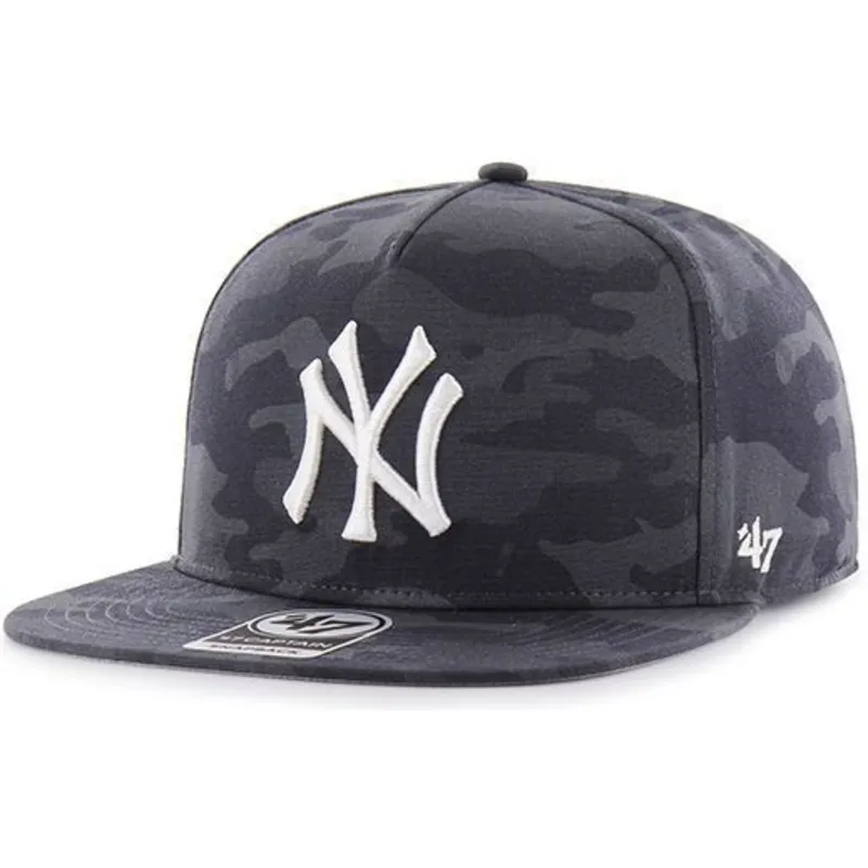 kepure-plokscia-tamsiai-melyna-snapback-new-york-yankees-mlb-47-brand