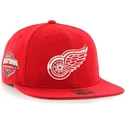 cap-plokscia-red-snapback-detroit-red-wings-nhl-47-brand