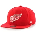 cap-plokscia-red-snapback-detroit-red-wings-nhl-47-brand