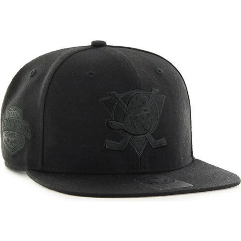 kepure-plokscia-juoda-snapback-anaheim-ducks-nhl-47-brand kepure-plokscia-juoda-snapback-anaheim-ducks-nhl-47-brand