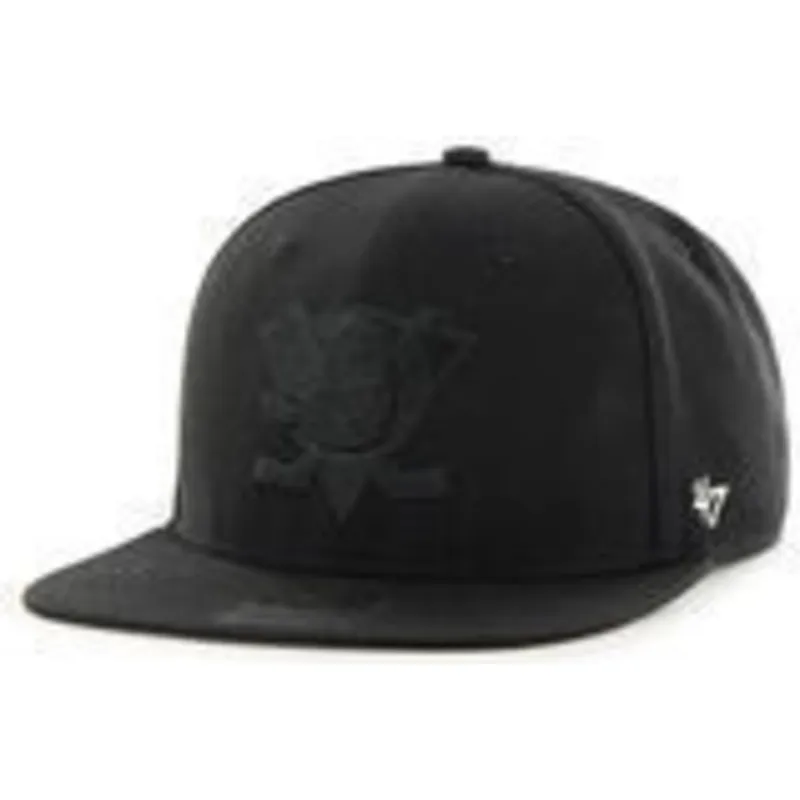 kepure-plokscia-juoda-snapback-anaheim-ducks-nhl-47-brand kepure-plokscia-juoda-snapback-anaheim-ducks-nhl-47-brand