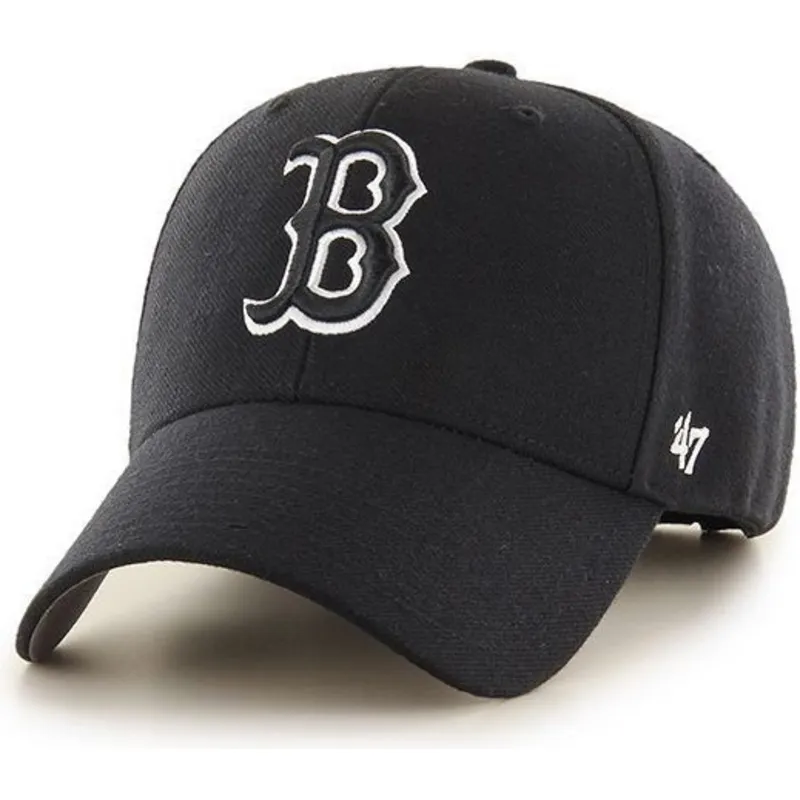 kepure-islenkta-juoda-snapback-boston-red-sox-mlb-47-brand
