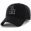 czarna-czapka-z-zakrzywionym-daszkiem-snapback-z-bialo-czarnym-logo-los-angeles-dodgers-mlb-mvp-od-47-brand