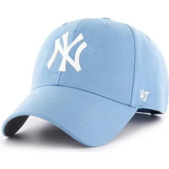 jasnoniebieska-czapka-z-daszkiem-snapback-new-york-yankees-mlb-mvp-od-47-brand