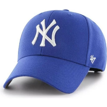 Wyginięta czapka niebieska snapback New York Yankees MLB MVP 47 Brand
