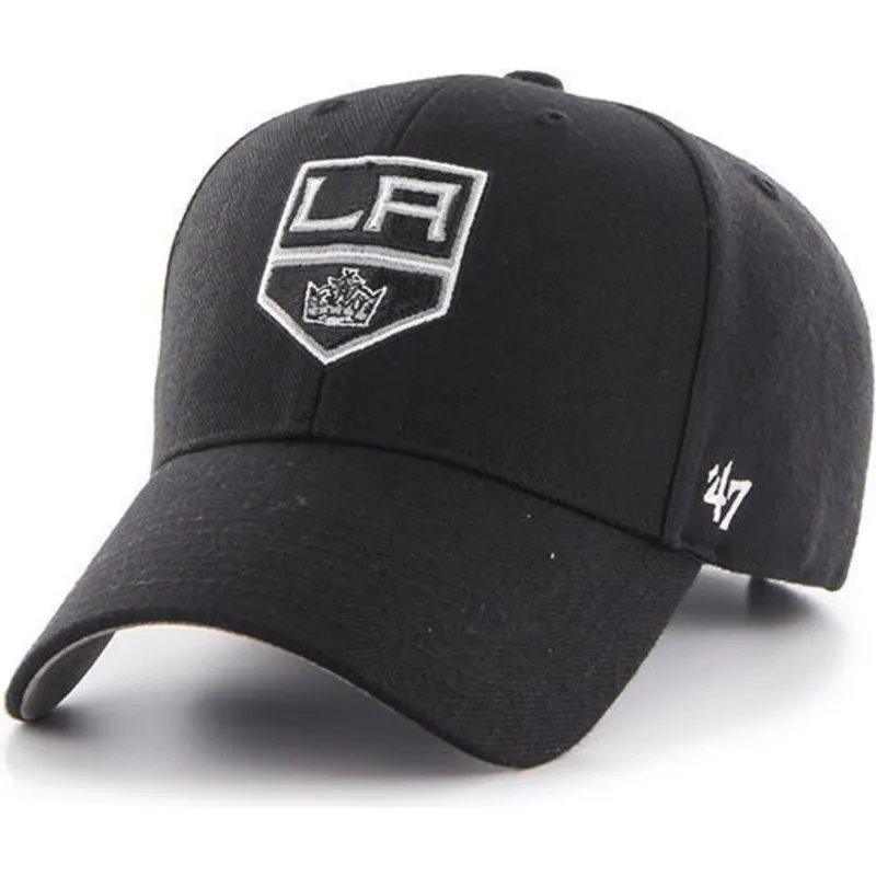 kepure-islenkta-juoda-reguliuojamas-los-angeles-kings-nhl-47-brand