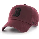 cap-islenkta-red-adjustable-strap-granate-negro-boston-red-sox-mlb-47-brand