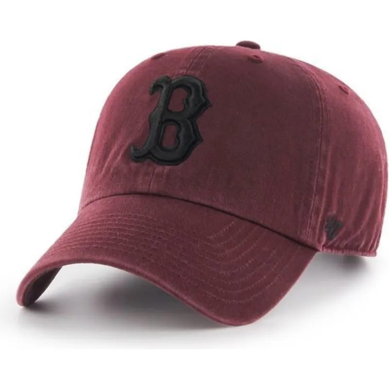 cap-islenkta-red-adjustable-strap-granate-negro-boston-red-sox-mlb-47-brand