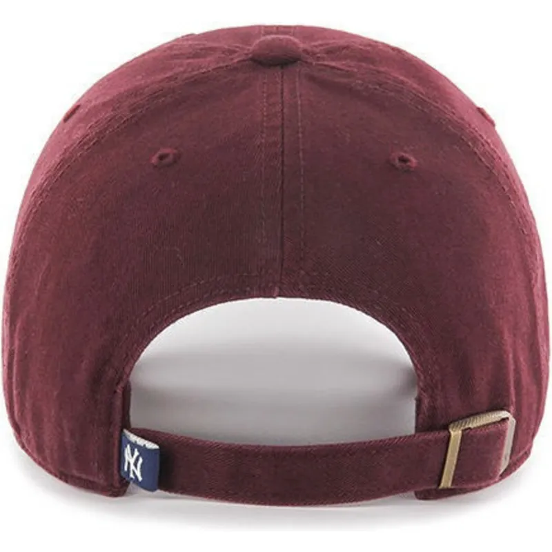 kepure-islenkta-raudona-reguliuojamas-new-york-yankees-mlb-47-brand