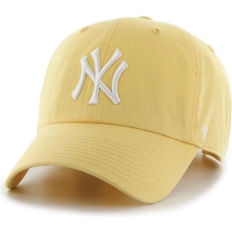 kepure-islenkta-geltona-reguliuojamas-new-york-yankees-mlb-47-brand