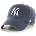 kepure-islenkta-pilka-reguliuojama-juostele-denim-new-york-yankees-mlb-47-brand