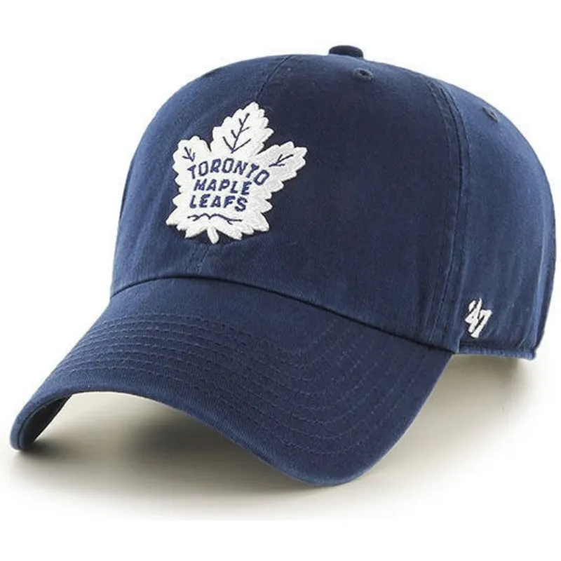 kepure-islenkta-tamsiai-melyna-reguliuojamas-toronto-maple-leafs-nhl-47-brand