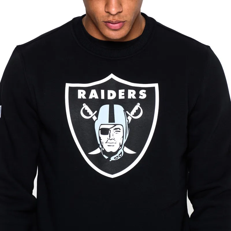 czarna-bluza-crew-neck-las-vegas-raiders-nfl-new-era