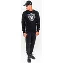 czarna-bluza-crew-neck-las-vegas-raiders-nfl-new-era