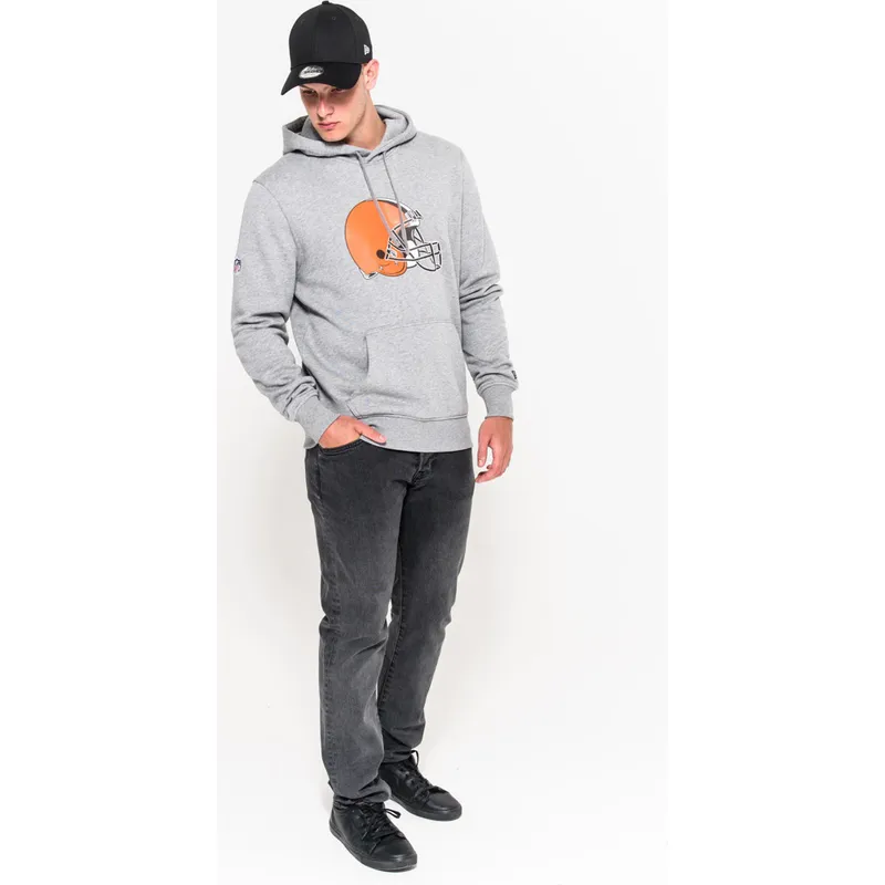 dzemperiai-su-gobtuvu-pilka-pullover-hoodie-cleveland-browns-nfl-new-era