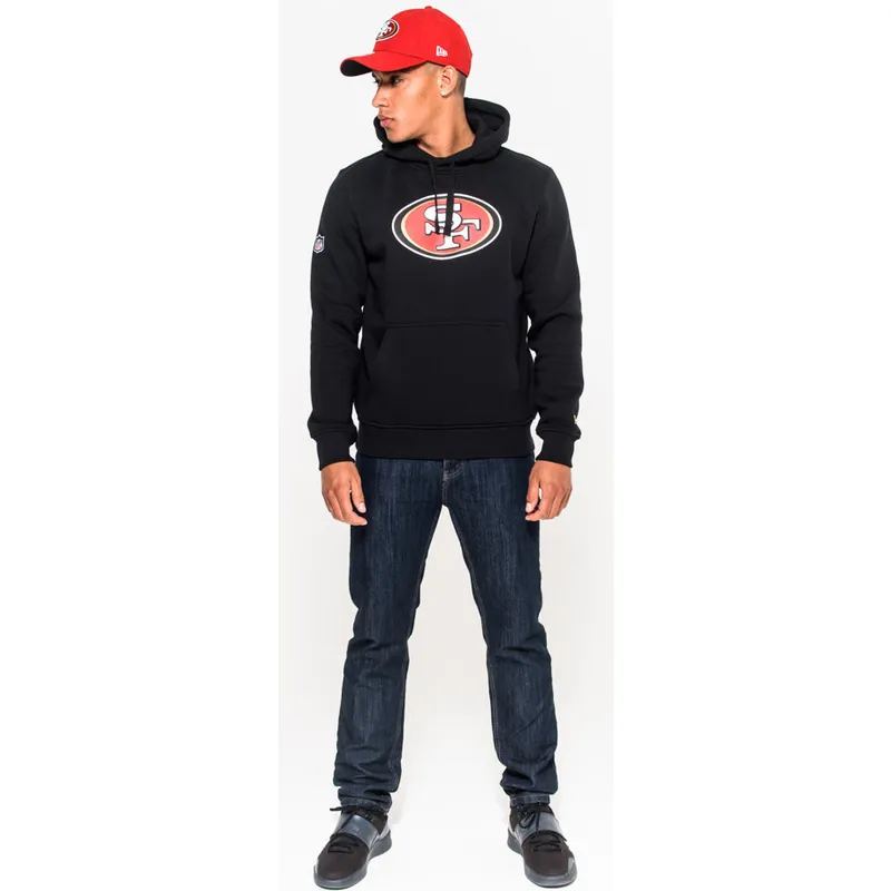 dzemperiai-su-gobtuvu-juoda-pullover-hoodie-san-francisco-49ers-nfl-new-era