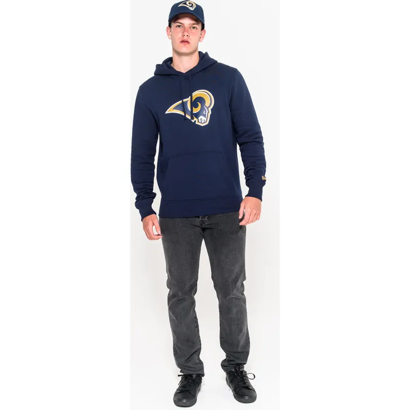 dzemperiai-su-gobtuvu-melyna-pullover-hoodie-los-angeles-rams-nfl-new-era
