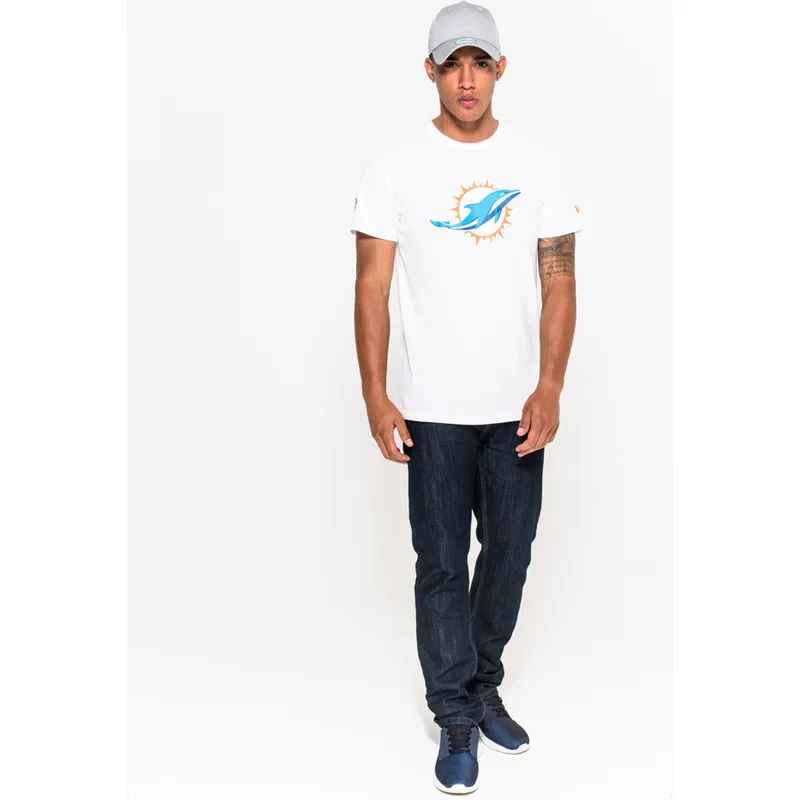 marskineliai-trumpomis-rankovemis-balta-miami-dolphins-nfl-new-era