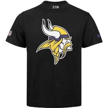 Czarna koszulka z krótkim rękawem Minnesota Vikings NFL New Era