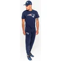 marskineliai-trumpomis-rankovemis-melyna-new-england-patriots-nfl-new-era