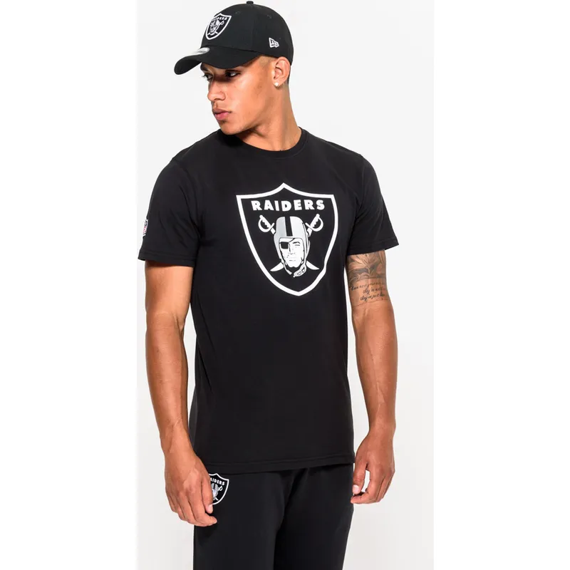 marskineliai-trumpomis-rankovemis-juoda-las-vegas-raiders-nfl-new-era