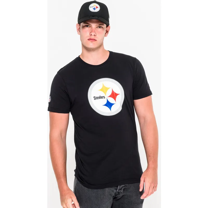 marskineliai-trumpomis-rankovemis-juoda-pittsburgh-steelers-nfl-new-era