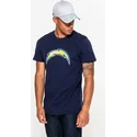 marskineliai-trumpomis-rankovemis-melyna-los-angeles-chargers-nfl-new-era