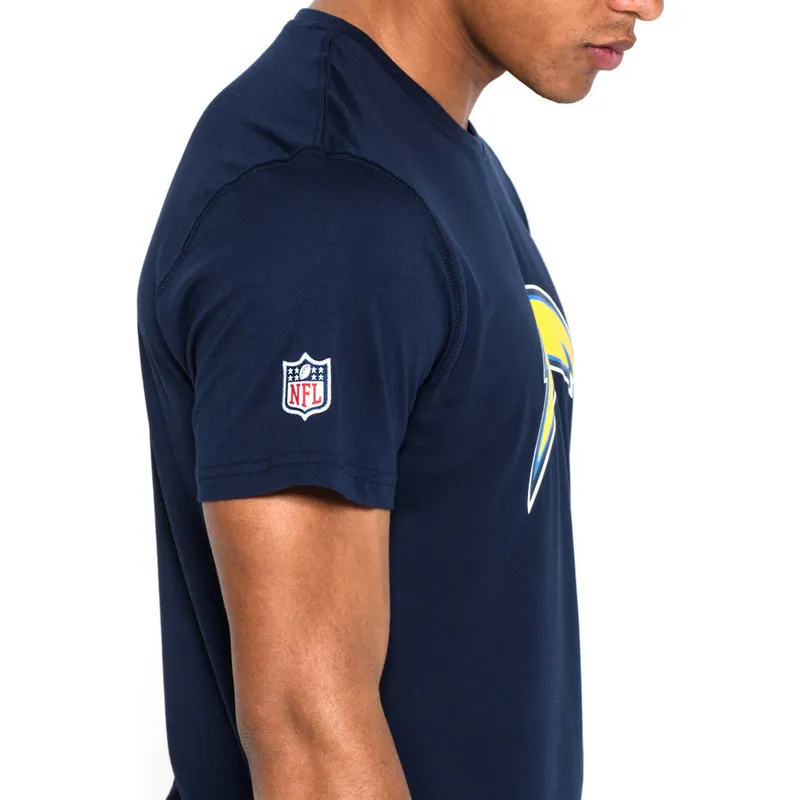 marskineliai-trumpomis-rankovemis-melyna-los-angeles-chargers-nfl-new-era