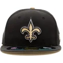 kepure-plokscia-juoda-priglundanti-59fifty-authentic-on-field-game-new-orleans-saints-nfl-new-era