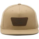 plaska-czapka-brazowa-snapback-full-patch-vans-x-starter