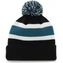 kepure-su-bumbulu-juoda-san-jose-sharks-nhl-47-brand