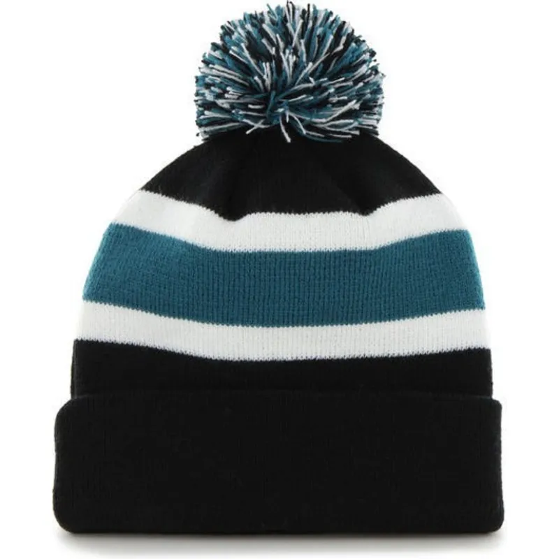 kepure-su-bumbulu-juoda-san-jose-sharks-nhl-47-brand
