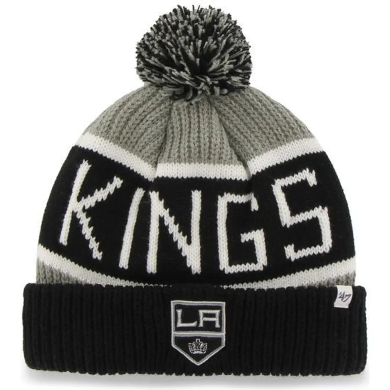 cap-pompom-gray-los-angeles-kings-nhl-47-brand