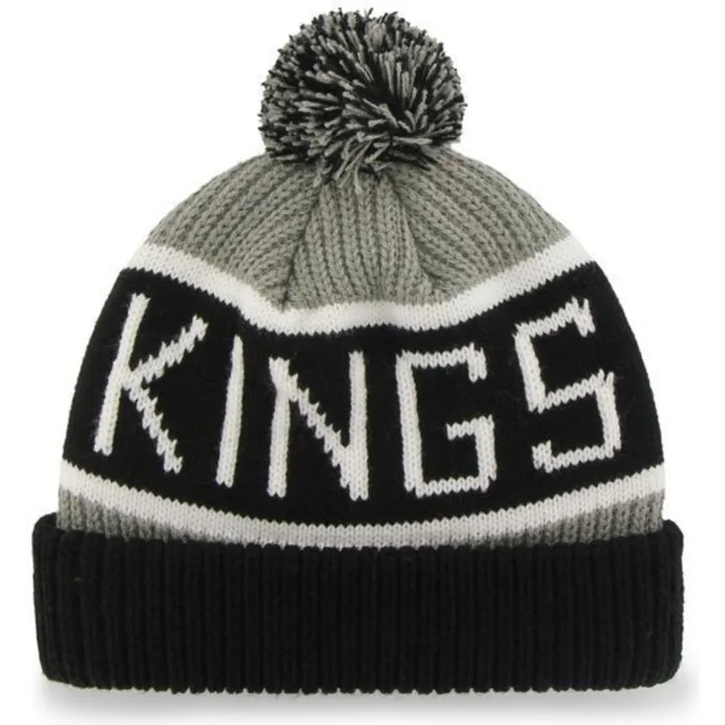 cap-pompom-gray-los-angeles-kings-nhl-47-brand