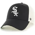 kepure-islenkta-vilkikas-juoda-snapback-chicago-white-sox-mlb-47-brand