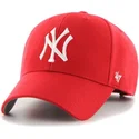 kepure-islenkta-raudona-reguliuojamas-new-york-yankees-mlb-47-brand