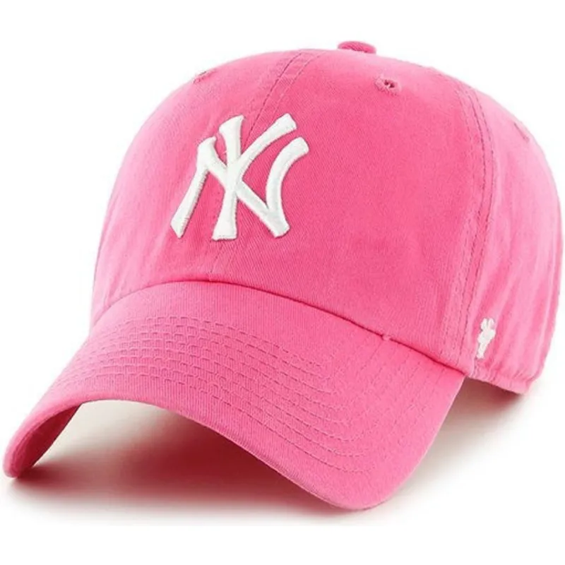 kepure-islenkta-rozine-reguliuojamas-new-york-yankees-mlb-47-brand