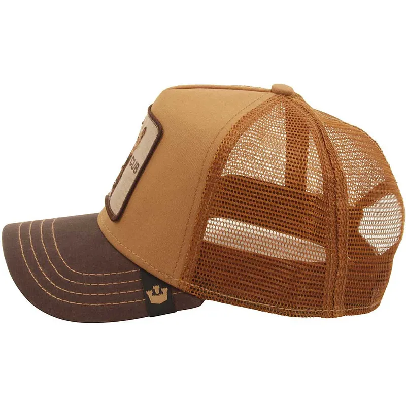 kepure-islenkta-ruda-snapback-osezno-cub-the-farm-goorin-bros
