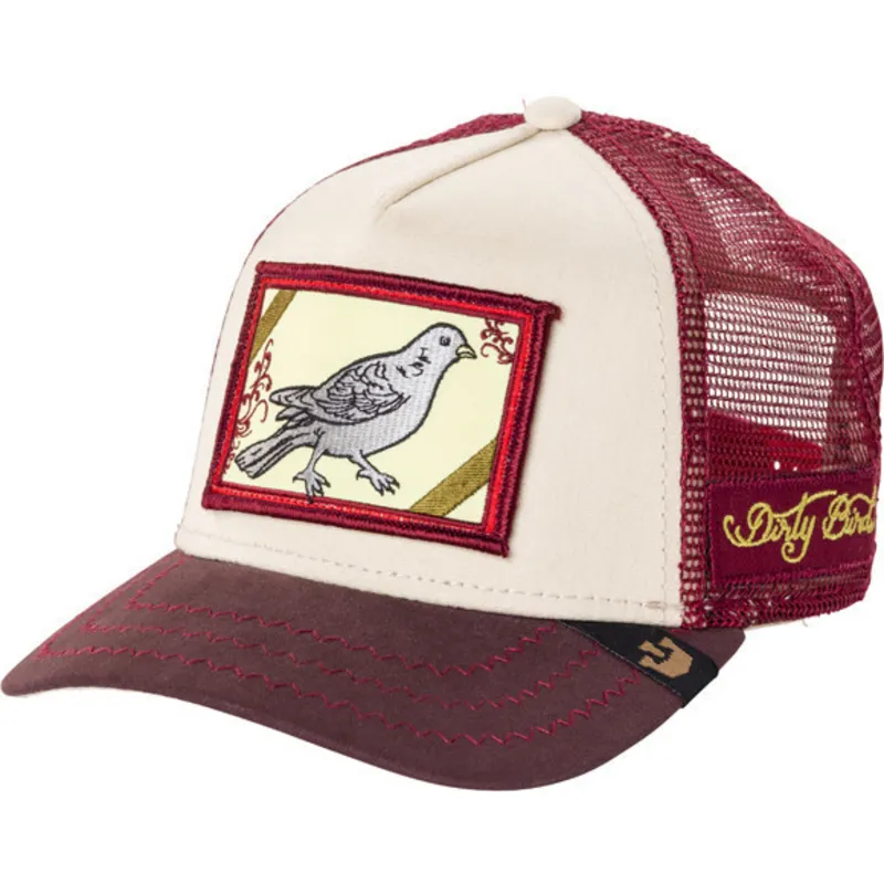 czapka-trucker-bordowa-ptak-dirty-bird-od-goorin-bros
