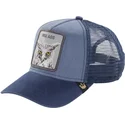kepure-islenkta-melyna-snapback-smarty-pants-the-farm-goorin-bros