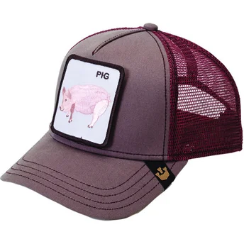 kepure-islenkta-raudona-snapback-pig-the-farm-goorin-bros