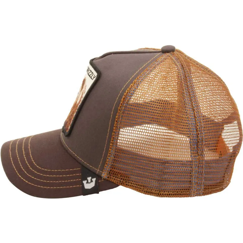 kepure-islenkta-ruda-snapback-grizz-the-farm-goorin-bros
