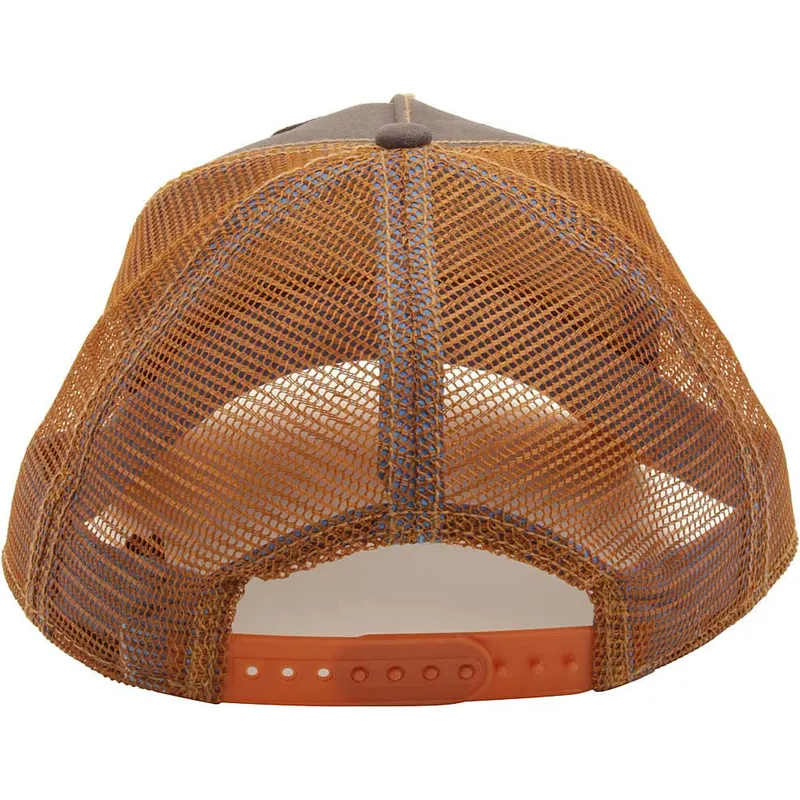 kepure-islenkta-ruda-snapback-grizz-the-farm-goorin-bros