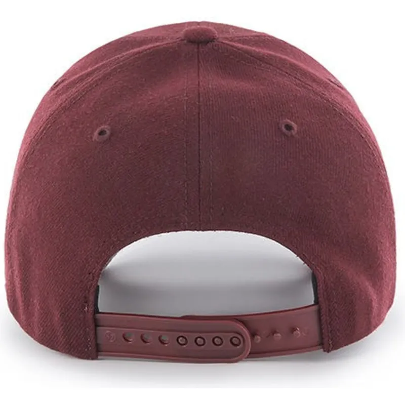 kepure-islenkta-raudona-snapback-new-york-yankees-mlb-47-brand