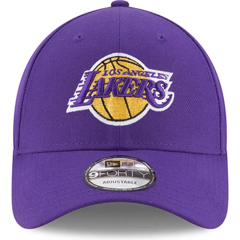 kepure-islenkta-violetine-reguliuojama-juostele-9forty-the-league-los-angeles-lakers-nba-new-era