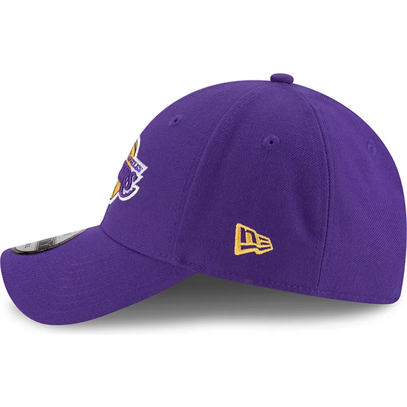 kepure-islenkta-violetine-reguliuojama-juostele-9forty-the-league-los-angeles-lakers-nba-new-era
